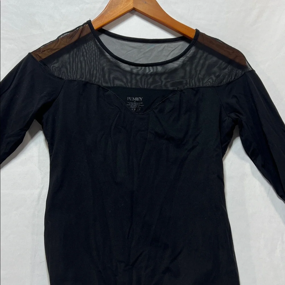 Pumiey bodysuit with sheer panel size M - Picture 4 of 10